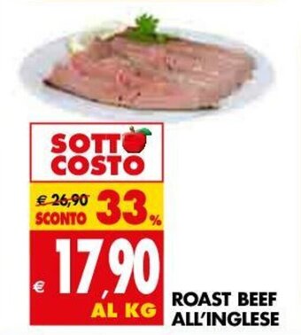 Tigros Roast Beef All'Inglese offerta