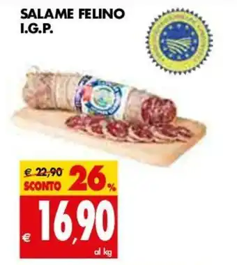 Tigros Felino Salame I.G.P. offerta