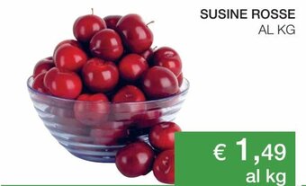 Coop Susine Rosse offerta
