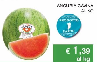 Coop Anguria Gavina offerta