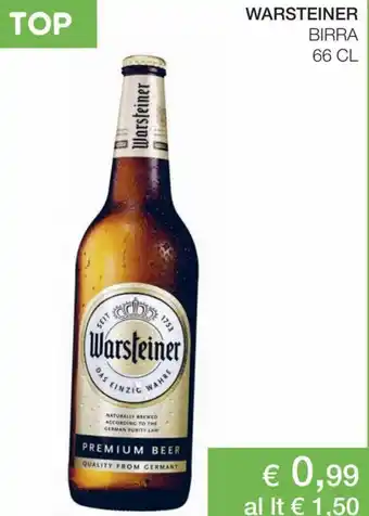 Coop Warsteiner Birra 66 cl offerta