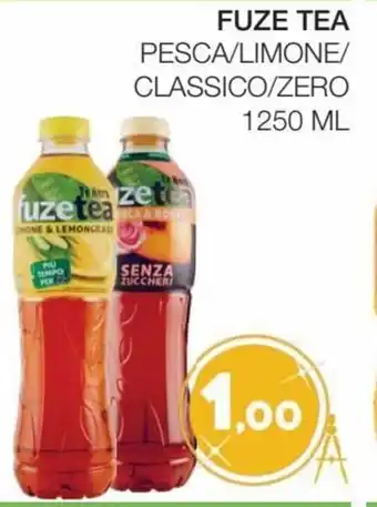 Coop Fuze Tea pesca/limone classica/zero 1250 ml offerta