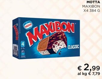 Coop Motta Maxibon x4 384 g offerta