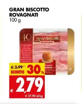 Tigros Rovagnati Gran Biscotto 100g offerta
