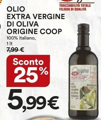 Coop Olio extravergine di oliva offerta