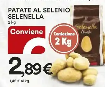 Coop Selenella Patate offerta