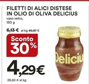 Coop Delicius Alici offerta