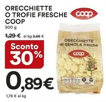 Coop Pasta fresca offerta