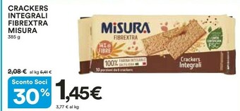 Coop Misura Crackers offerta