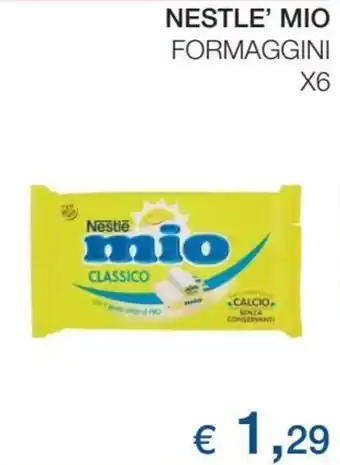 Coop Nestle' Mio Formaggini x6 offerta
