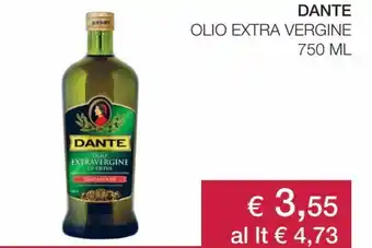 Coop Dante Olio Extra Vergine 750 ml offerta