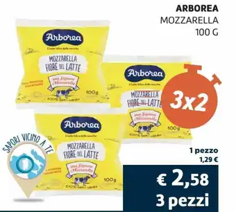 Coop Arborea Mozzarella 100 g offerta