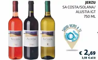 Coop Jerzu Sa Costa/Solana/Alustia IGT 750 ml offerta