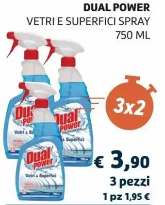 Coop Dual Power Vetri e Superfici Spray 750 ml offerta