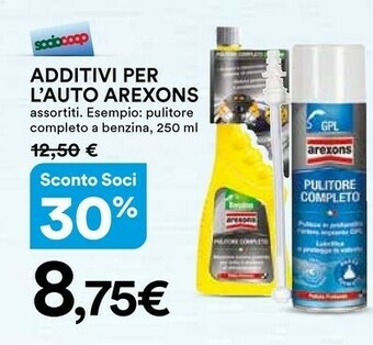 Coop Arexons Olio motore offerta