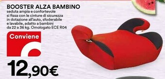 Coop Seggiolini auto offerta