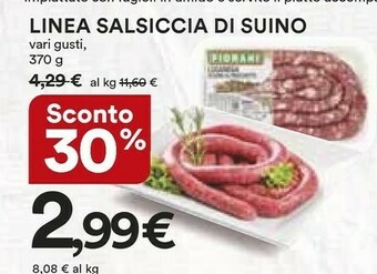 Coop Salsicce offerta