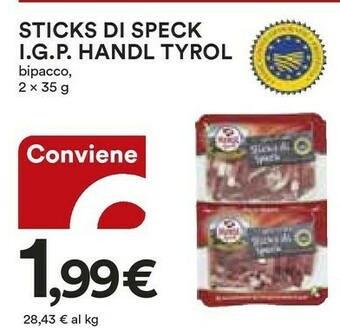 Coop Handl tyrol Speck offerta
