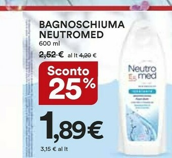 Coop Bagnoschiuma offerta