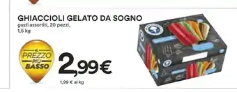 Coop Gelato da sogno Ghiaccioli offerta