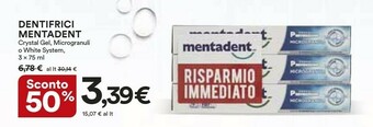 Coop Mentadent Dentifricio offerta