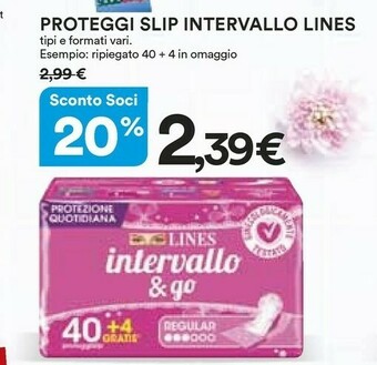 Coop Lines Salvaslip offerta