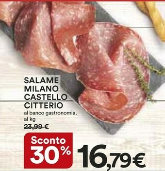 Coop Castello Salame milano offerta