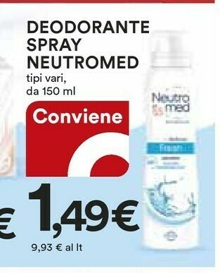 Coop Deodorante offerta