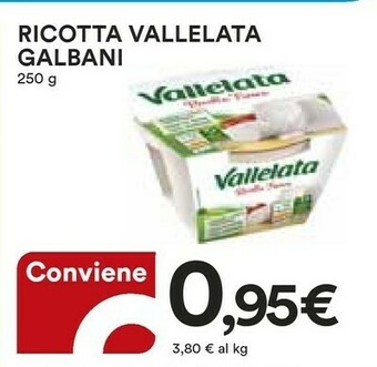 Coop Vallelata Ricotta offerta