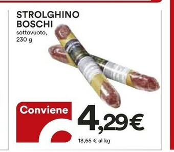 Coop Boschi Salame offerta