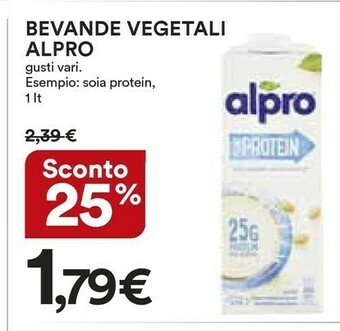 Coop Alpro Latte di soia offerta