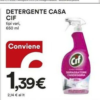 Coop Cif Sgrassatore offerta