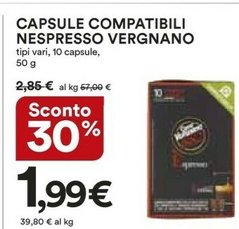 Coop Nespresso Cialde caffè offerta
