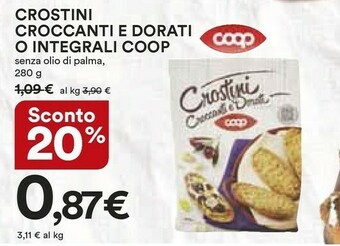 Coop Crostini offerta
