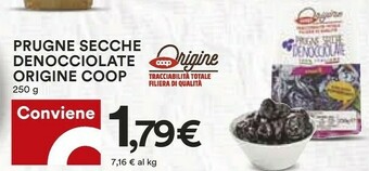 Coop Coop Prugne Secche Denocciolate Origine offerta