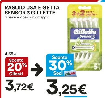 Coop Gillette Rasoio offerta