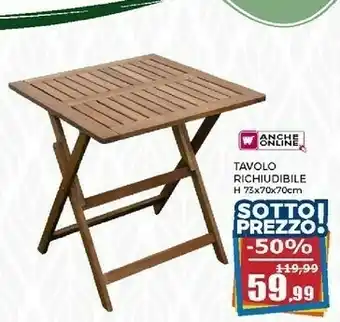 Happy Casa Happy Casa Tavolo Richiudibile offerta