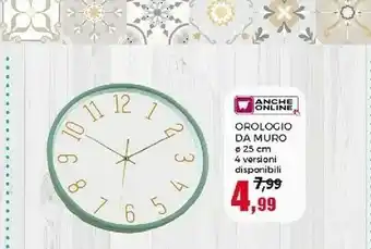 Happy Casa Happy Casa Orologio Da Muro offerta