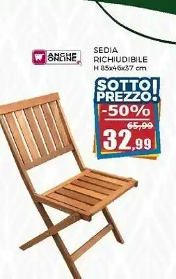 Happy Casa Happy Casa Sedia Richiudibile offerta