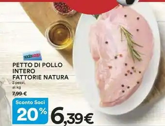 Ipercoop Fattorie Natura Petto di pollo offerta