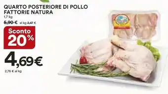 Ipercoop Fattorie Natura Cosce di pollo offerta