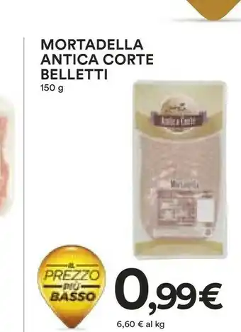 Ipercoop Antica corte belletti Salame milano offerta