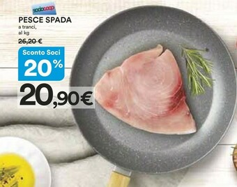 Ipercoop Pesce spada offerta