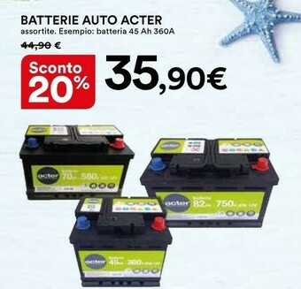 Ipercoop Batterie auto offerta