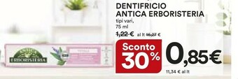 Ipercoop Dentifricio offerta