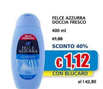 Il Gigante Felce Azzurra Bagnoschiuma offerta