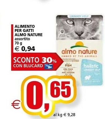 Il Gigante Almo Nature Cibo per gatti offerta