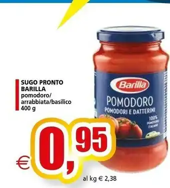 Il Gigante Barilla Sughi per pasta offerta