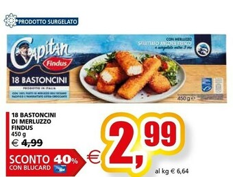 Il Gigante Findus Bastoncini offerta
