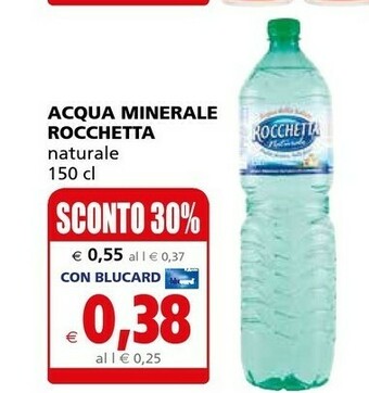 Il Gigante Rocchetta Acqua offerta